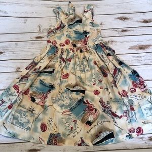 Maxou vintage print sundress